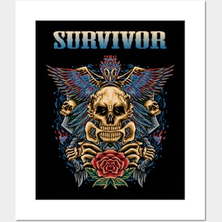 SURV AND THE SURVIVOR BAND Posters and Art